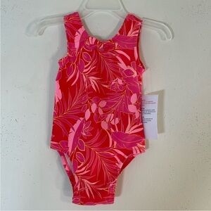 Old Navy One-Piece Swimsuit UPF 50. Baby Girl’s 12-18M. NWT.